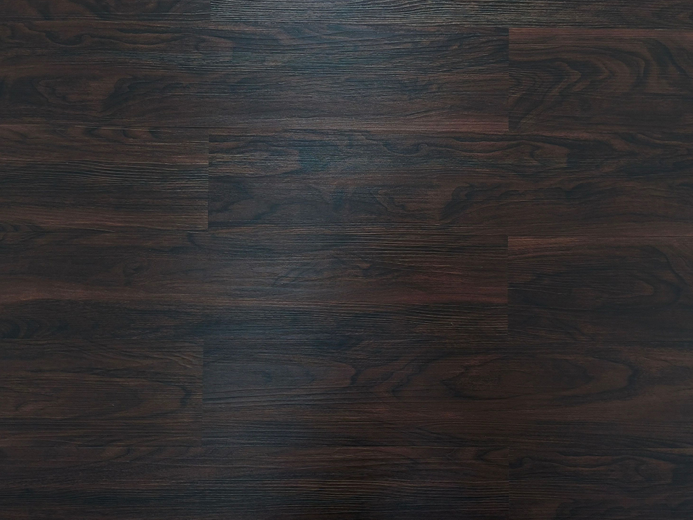 LVT 바닥재 암갈색 목재 6×36